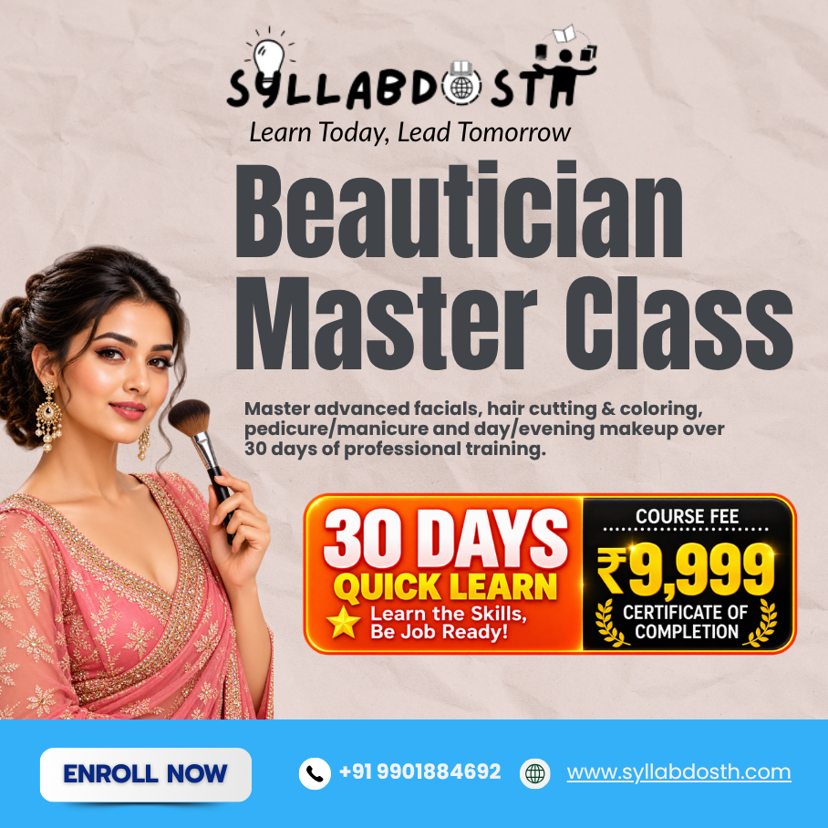BEAUTICIAN 30 DAYS MASTER CLASS