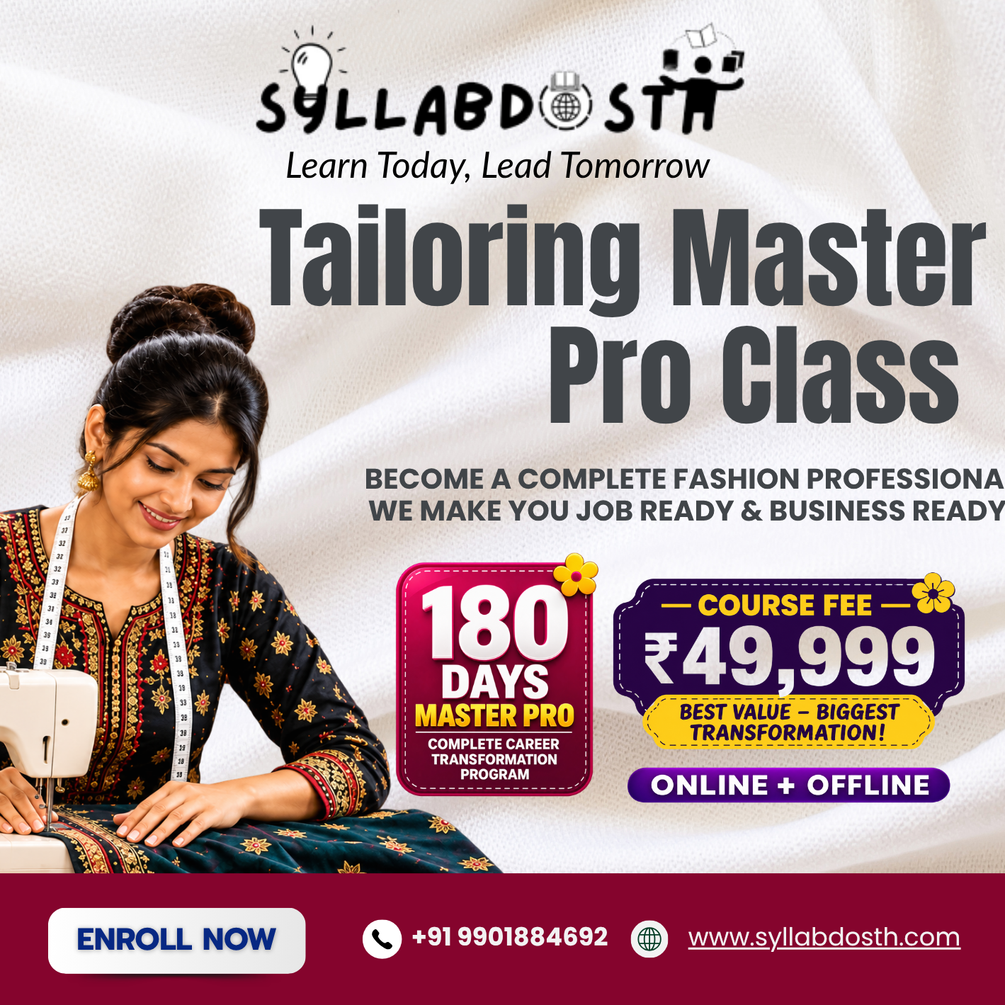 TAILORING 180 DAYS MASTER PRO COURSE